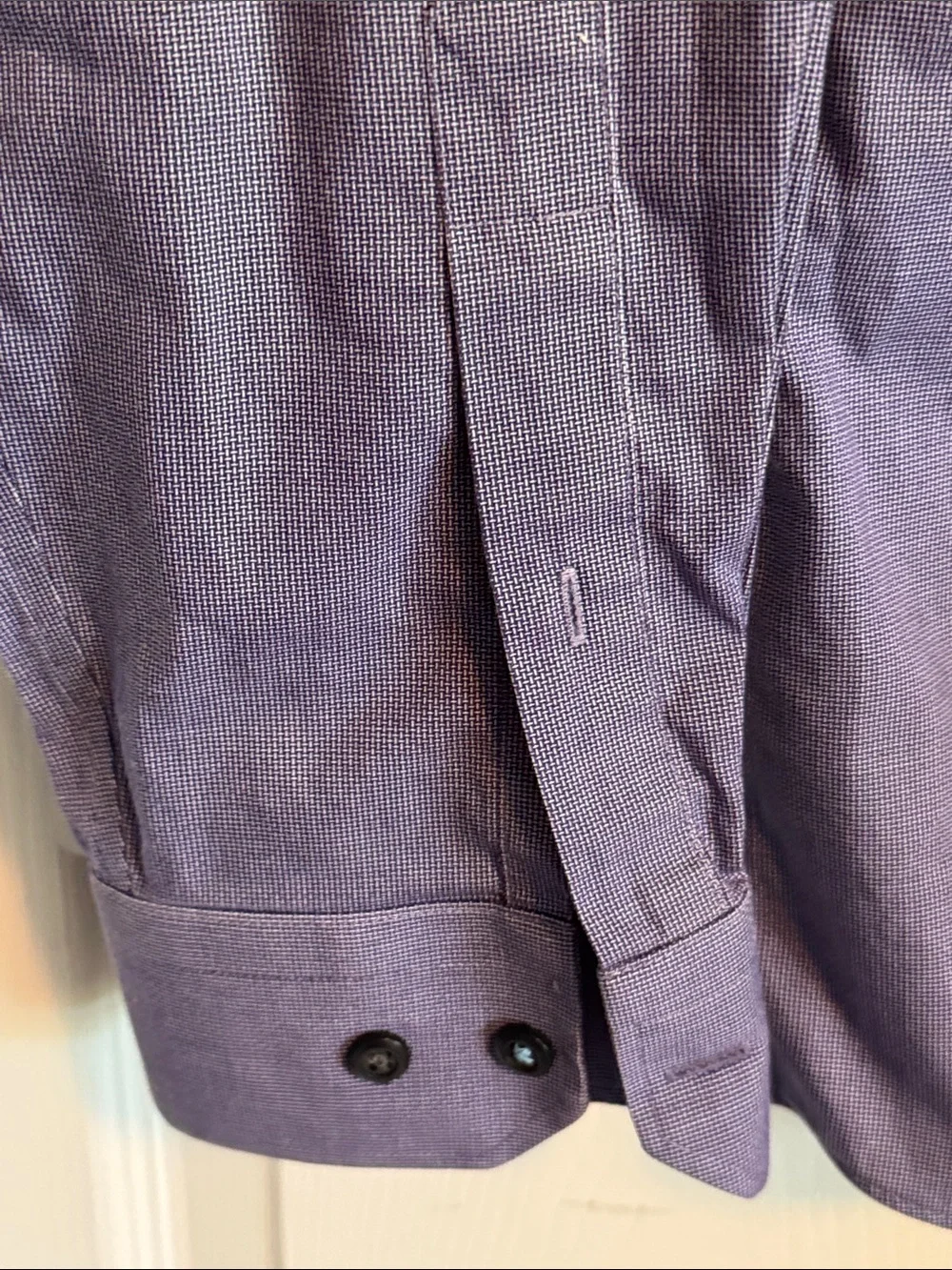 Banana Republic Men's Dress Shirt in Lavender-Blue L 16-16 1/2